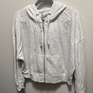 Calvin Klein Gray Zip-Up Hoodie